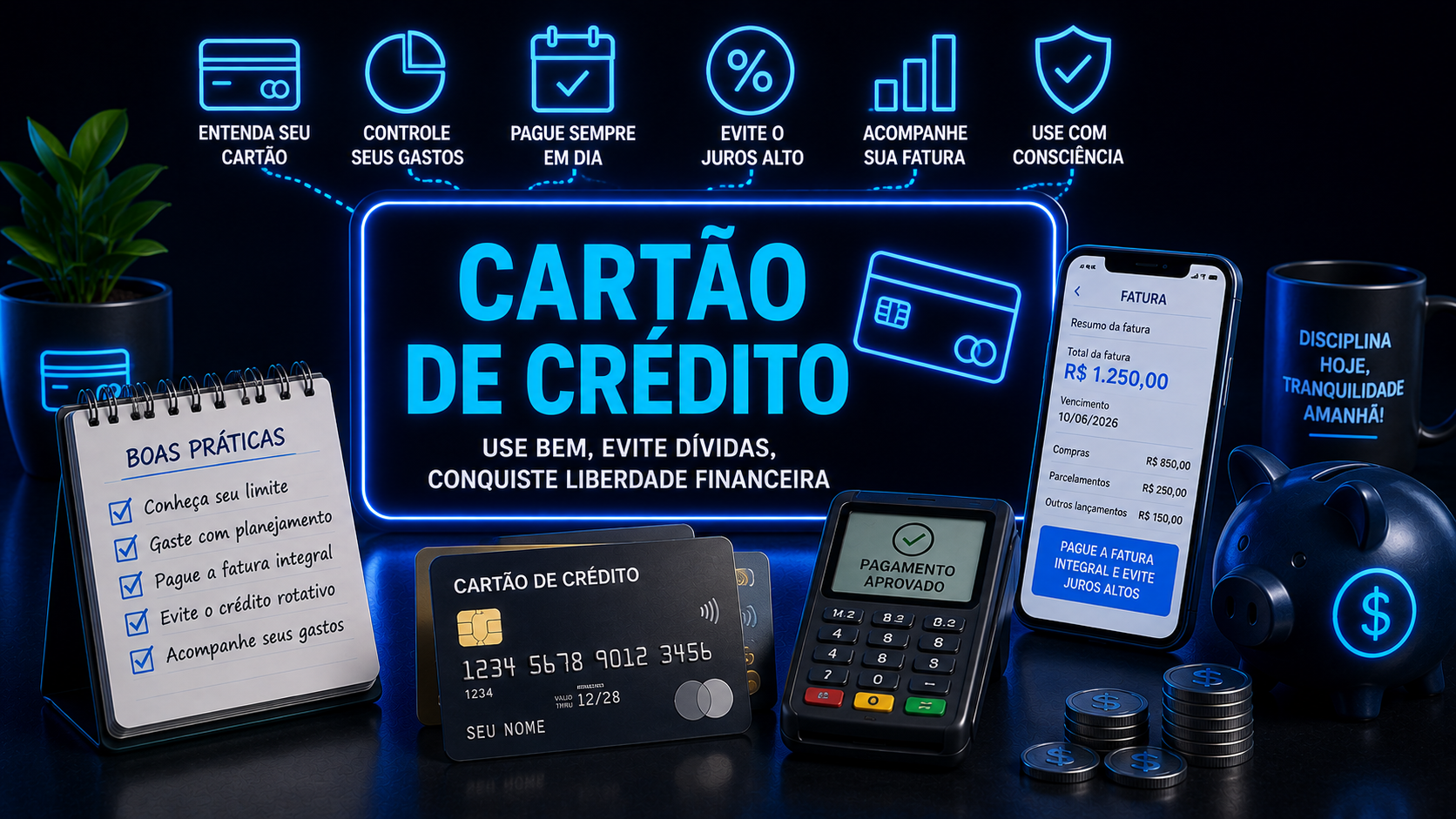 Como controlar os gastos do cartão de crédito
