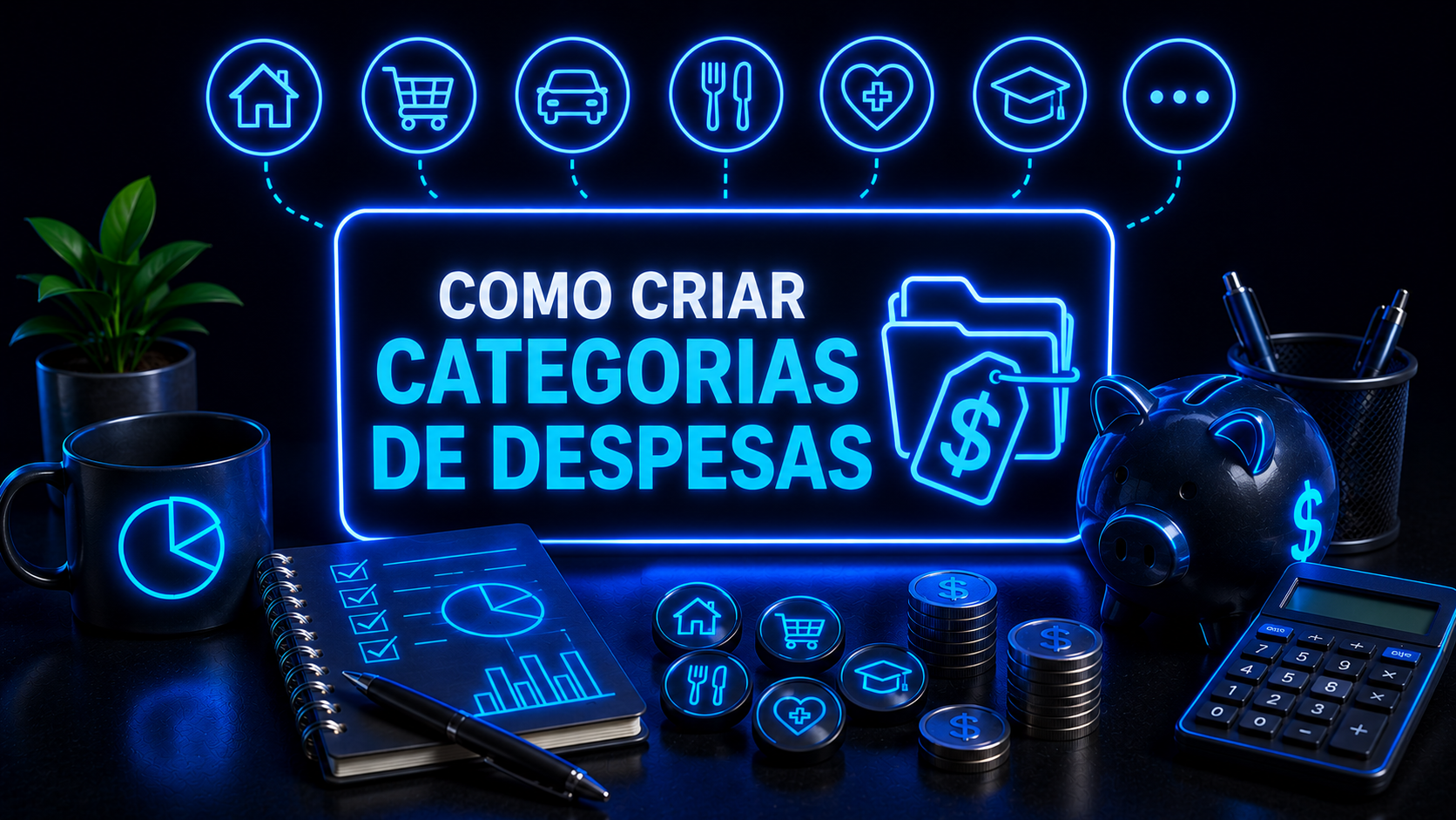 Como criar categorias de despesas