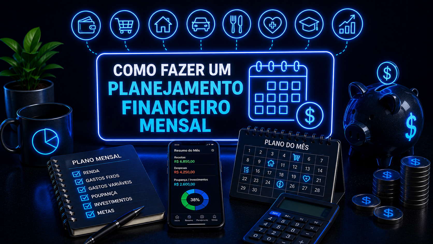 Como fazer um planejamento financeiro mensal